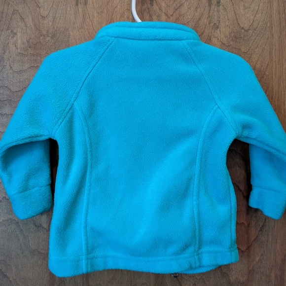 🩵 Columbia Toddler Teal Fleece Jacket - Picture 6 of 6